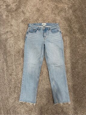 Abercrombie & Fitch Light Wash Straight-Leg Jeans